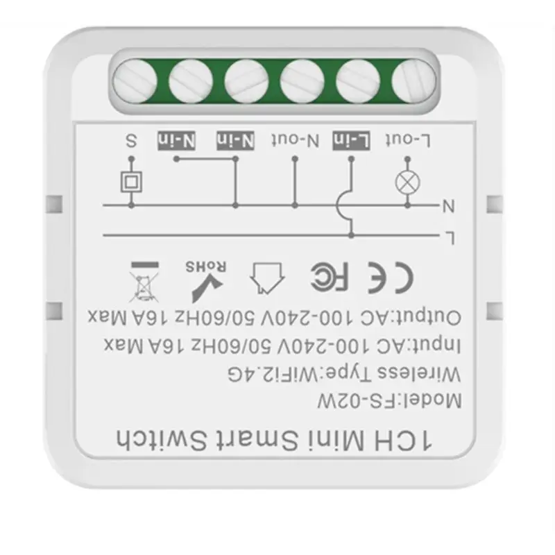 AT19-Tuya Smart Wifi Switch 1 2 3 4 Gang For 2 Way Control DIY Home Automation Breaker Voice Enabled Work For Alexa Google Alice