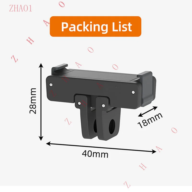 Z for  Foldable Magnetic Quick Release Adapter Mount Accessories for OSMO ACTION4/3/2