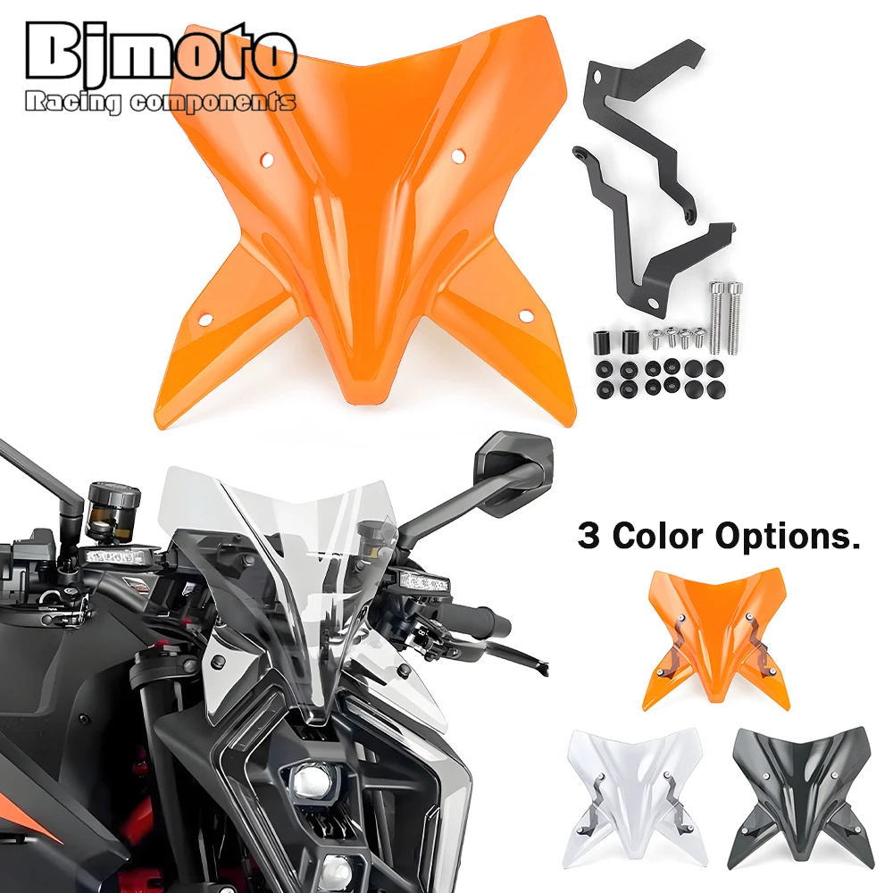 

DUKE 1390 2025 Motorcycle Upper Wind Deflector Windscreen Windshield For K-TM 1390 SUPER DUKE R DUKE1390 DUKE-1390 2024