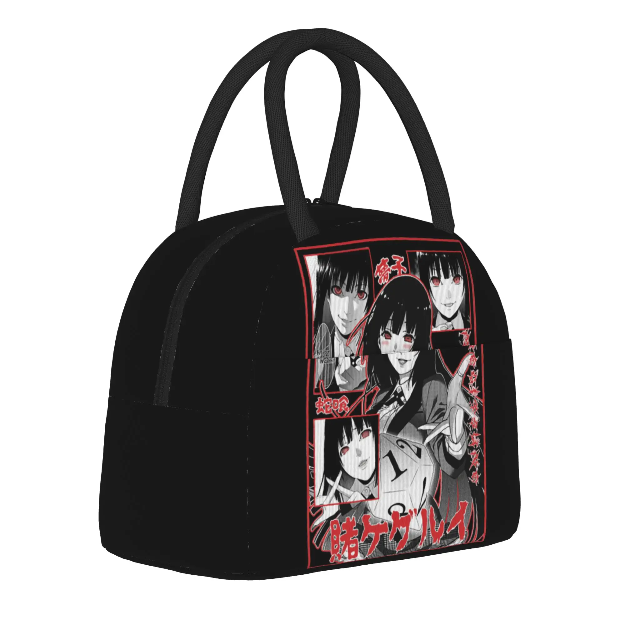 Yumeko Jabami Kakegurui Insulated Lunch Bag High Capacity  Meal Container Thermal Bag Lunch Box Tote Office  Travel Food Handbag
