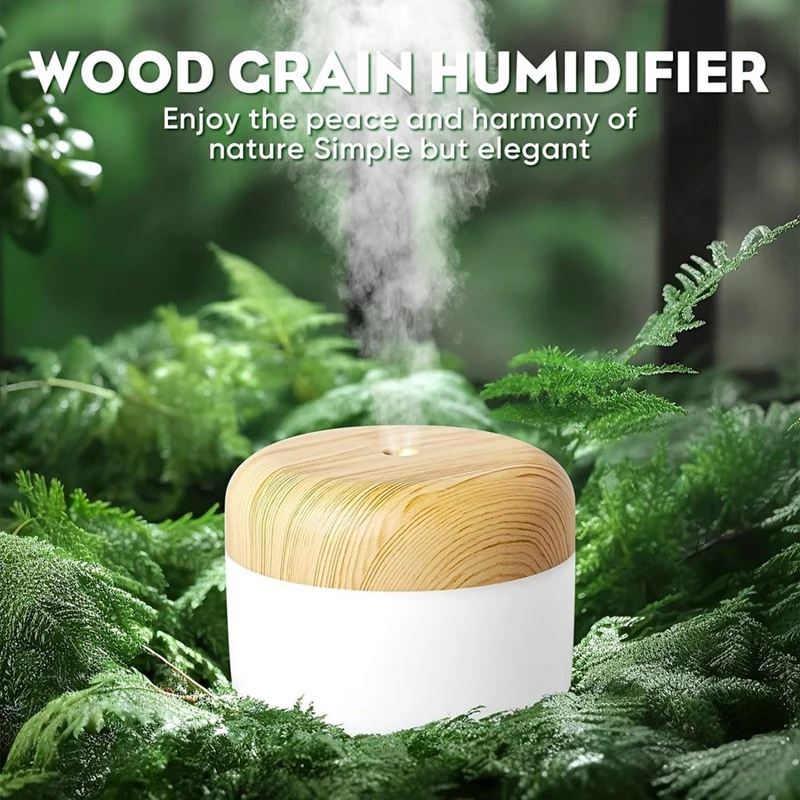 Kleine Luftbefeuchter für Schlafzimmer – 400 ml Mini-Schreibtisch-Luftbefeuchter, tragbare Luftbefeuchter mit kühlem Nebel für Babys im Zimmer