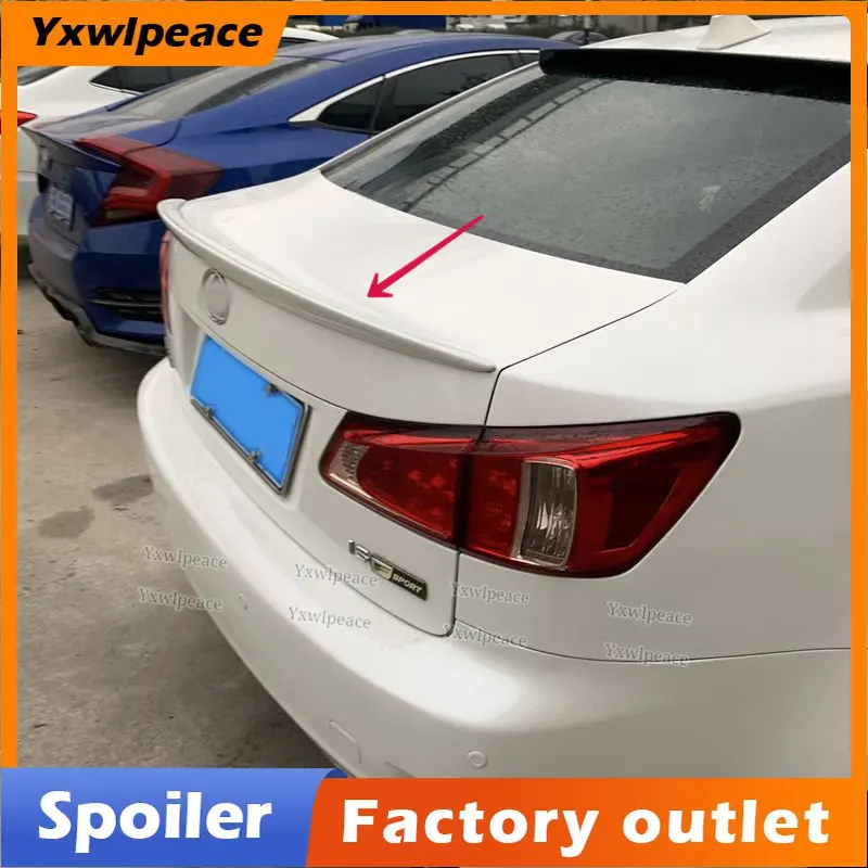 

For Lexus IS250 IS300 IS350 2006 2007 2008 2009 2010 2011 High Quality ABS Plastic Rear Trunk Lip Spoiler Car Rear Wing Trim