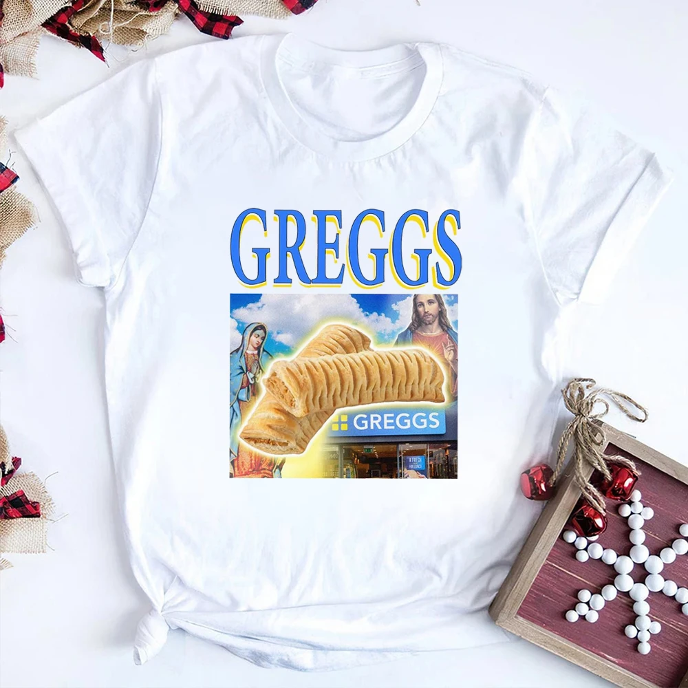 Greggs sausage roll tshirt tee funny meme T-shirt vintage fathers day t-shirt iconic Greggs prom t-shirt