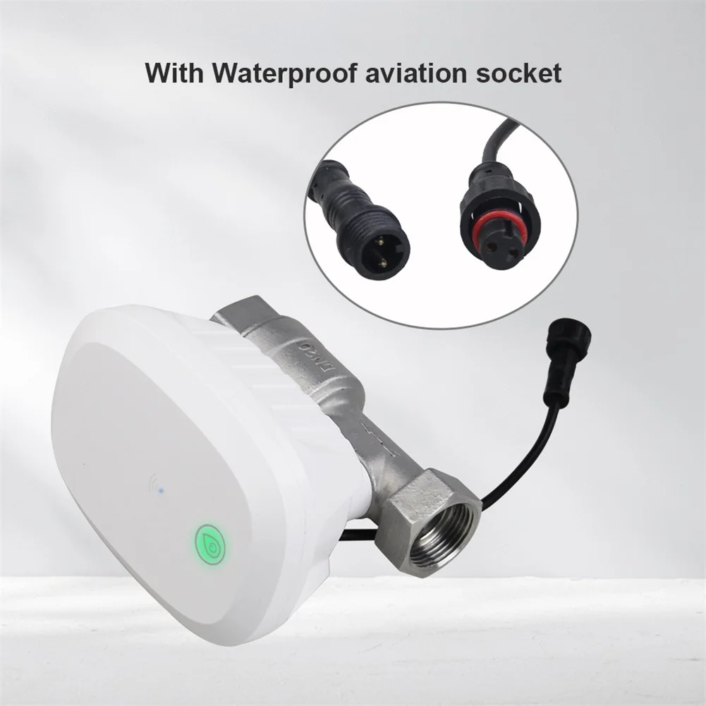 1pcs DN20 DN25 Smart= Water Management Valve WiFi Remote Shutoff For Home= Garden Irrigation Hose, Sprinkler Water Timer