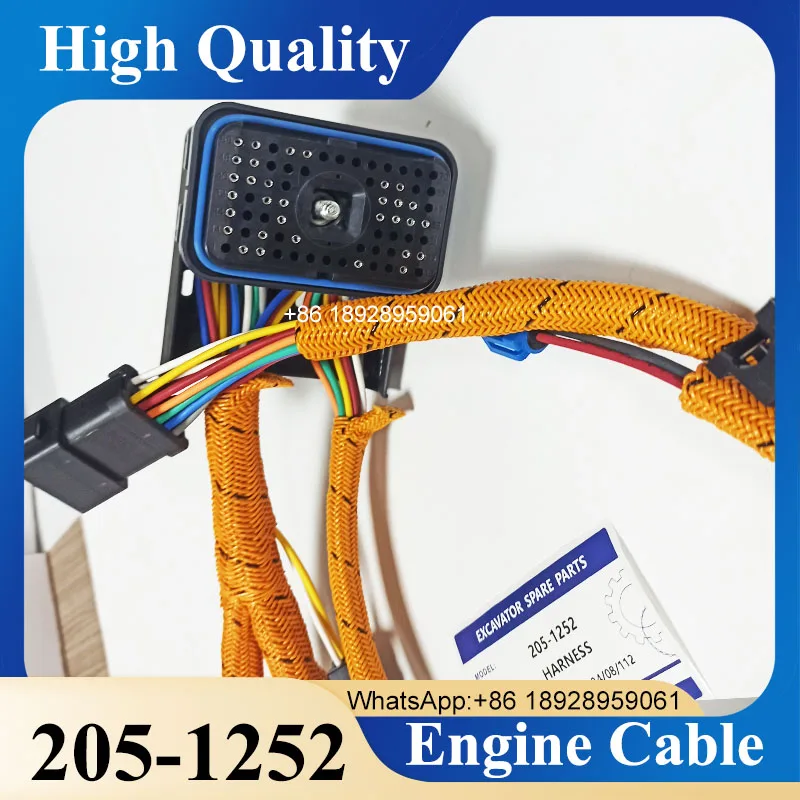 3126E 3126B 3126 engine wiring harness 205-1252 2051252 for caterpill cat excavator engine cable