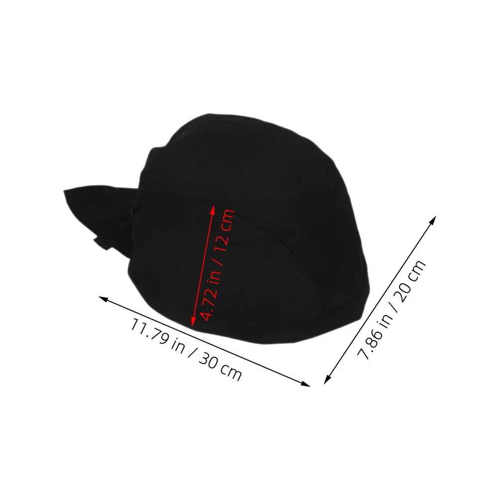 12 個キッチンクッキングキャップユニセックス調節可能なシェフハットブラック通気性のある作業用帽子シェフ、パン屋、食品サービス労働者用