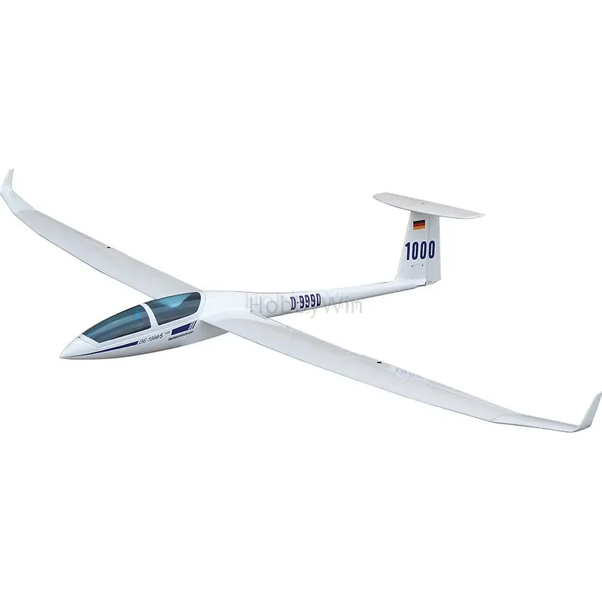 DG-1000 Slope Glider Fiberglass Fuselage & Wood Wing RC Scale Model Sailplane ARF without electric part