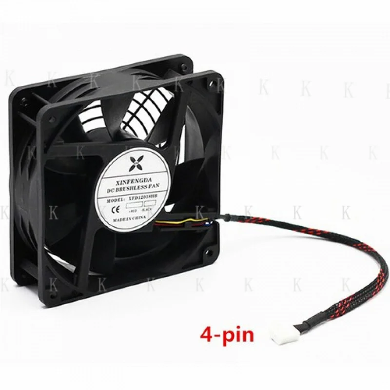 C  FOR  12cm 12038 12V 1.0A 4-pin mining machine server inverter large air volume fan