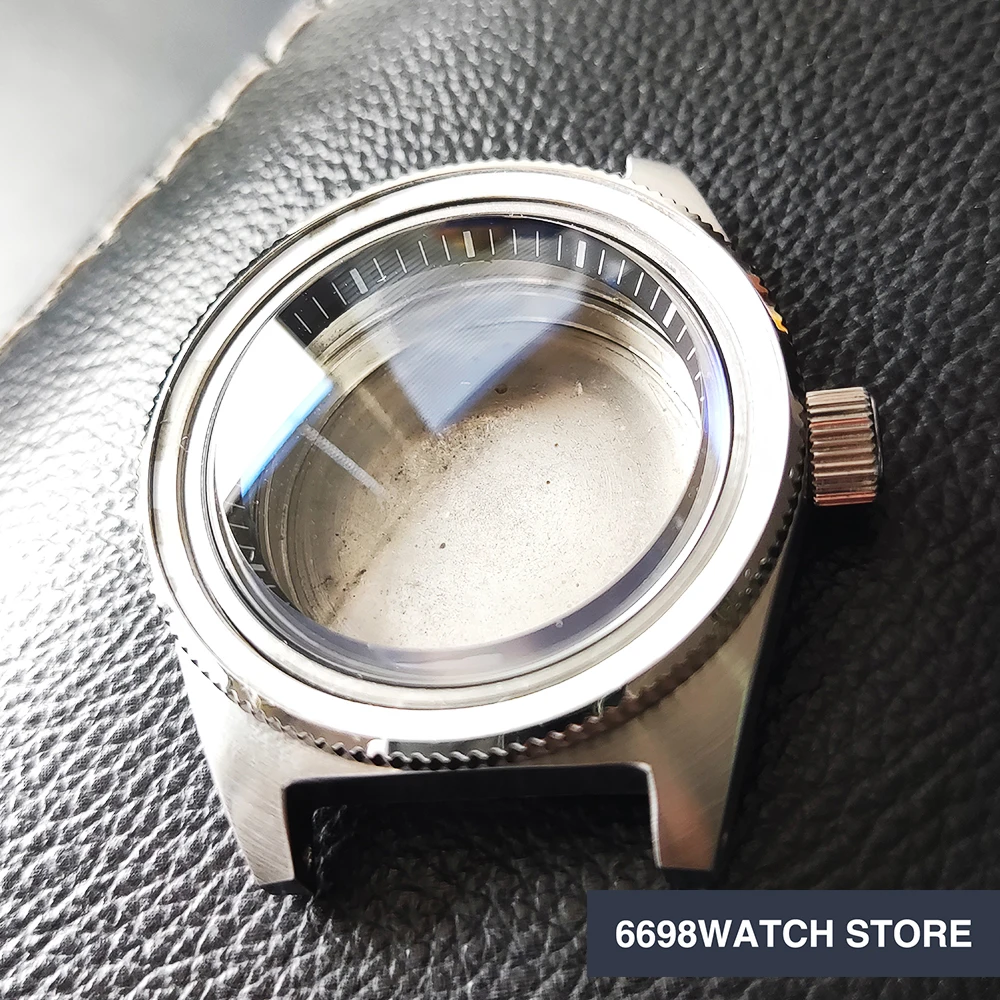 Water Resistant Case 40mm Screw Lock High Quality Stainless Steel Case Sapphire Crystal Fit Japan nh35 nh36 Movement image 3