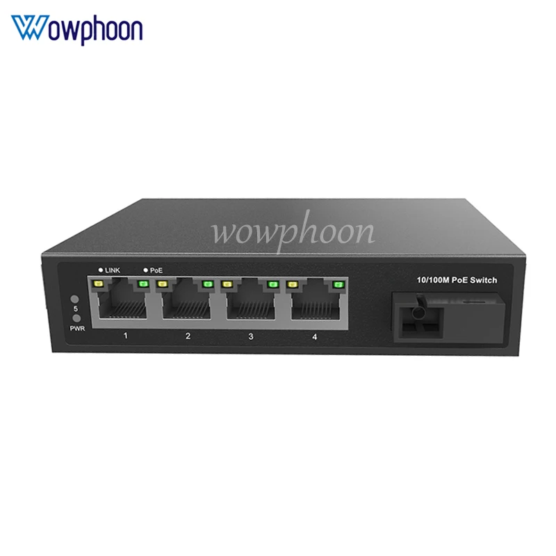 

PoE Fiber Switches for IP Cameras, Wireless AP, CCTV Camera, IEEE 802.3 AF, AT, 5 Port, 10 m, 100m customized