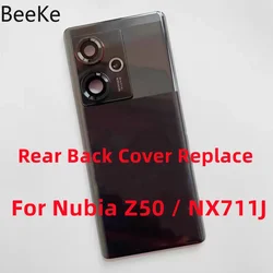 Repair Original For ZTE Nubia Z50 Z50S NX711J Rear Battery Glass Back Cover Housing Case Shell + Camera Lens Frame Replacement