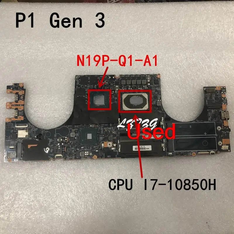 

Используется для материнской платы ноутбука Lenovo ThinkPad P1 Gen 3, материнская плата CPU I7-10850H FRU 5B21C87178 5B20X83663