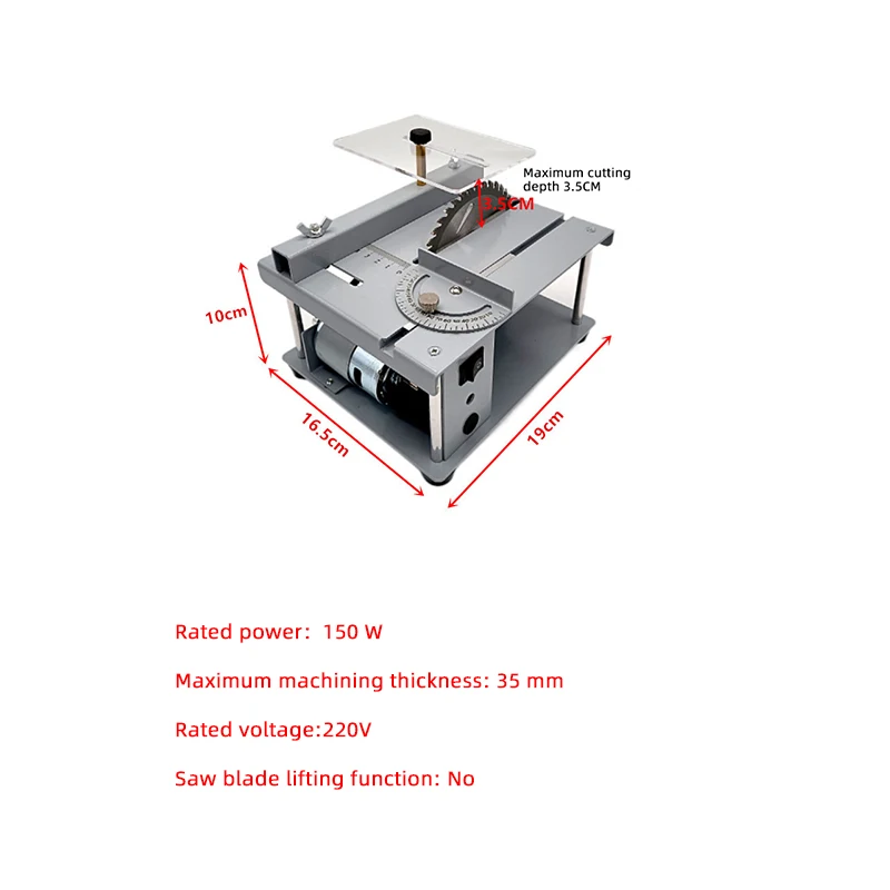 Small Multifunctional Mini Table Saw DIY Model Precision Electric Saw Micro Household Cutting Machine