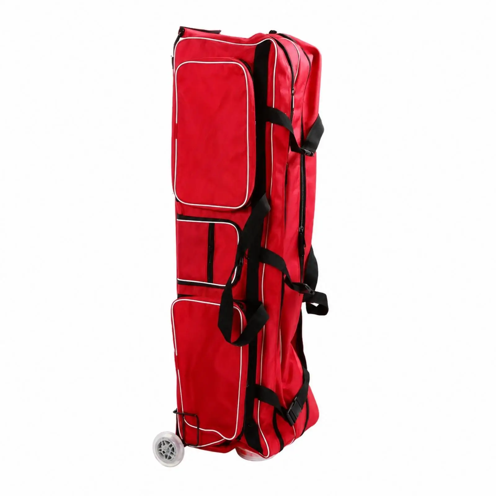 Rolling Fencing Bag for Foil Sabre Epee Equipment Hold All Gear Case with Multiple Pockets for Competition Practice