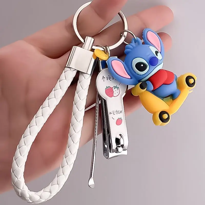 غرزة أرقام سلاسل المفاتيح الحقائب المدرسية حقائب الظهر المعلقات سيارة المعلقات الإبداعية مقصات الأظافر منتقيات الأذن وملعقة مجموعة من قطعتين #2