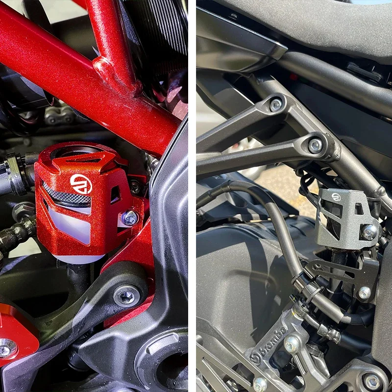 Per Kawasaki Ninja 500 Ninja500 Z500 Z 500 2024 2025 Accessori Moto Freno Posteriore Serbatoio Liquido Tazza di Olio Serbatoio Della Copertura Della Protezione