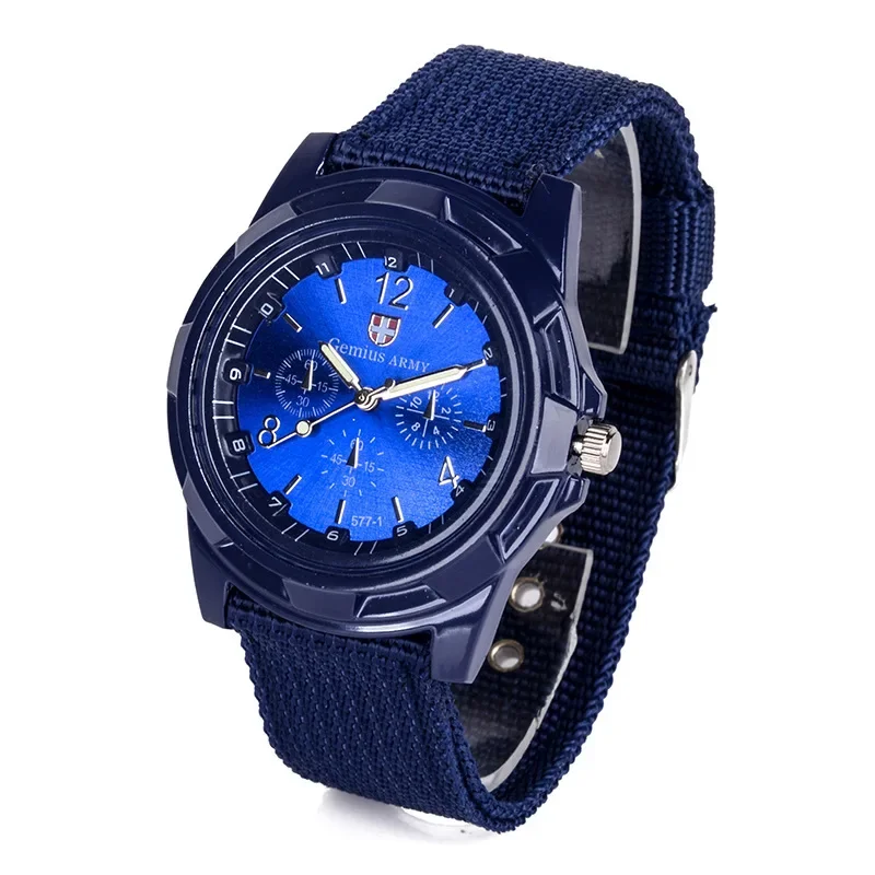 Men Army Watch Nylon Military Male Quartz Watches Fabric Canvas Strap Casual Cool Men's Sport Round Dial Relogios Wristwatch