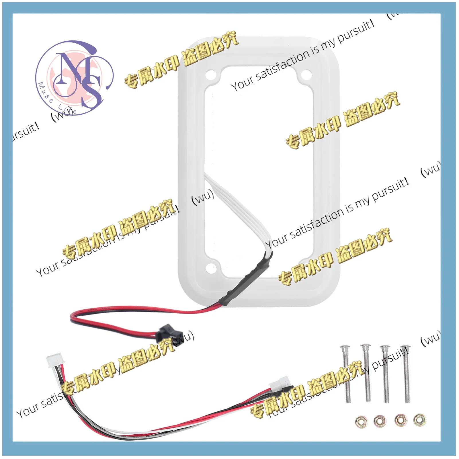 Coin Acceptor Frame Colorful LED Flash Coin Selector Decorative Frame Colorful Decorative Frame for Doll Machine Accessories