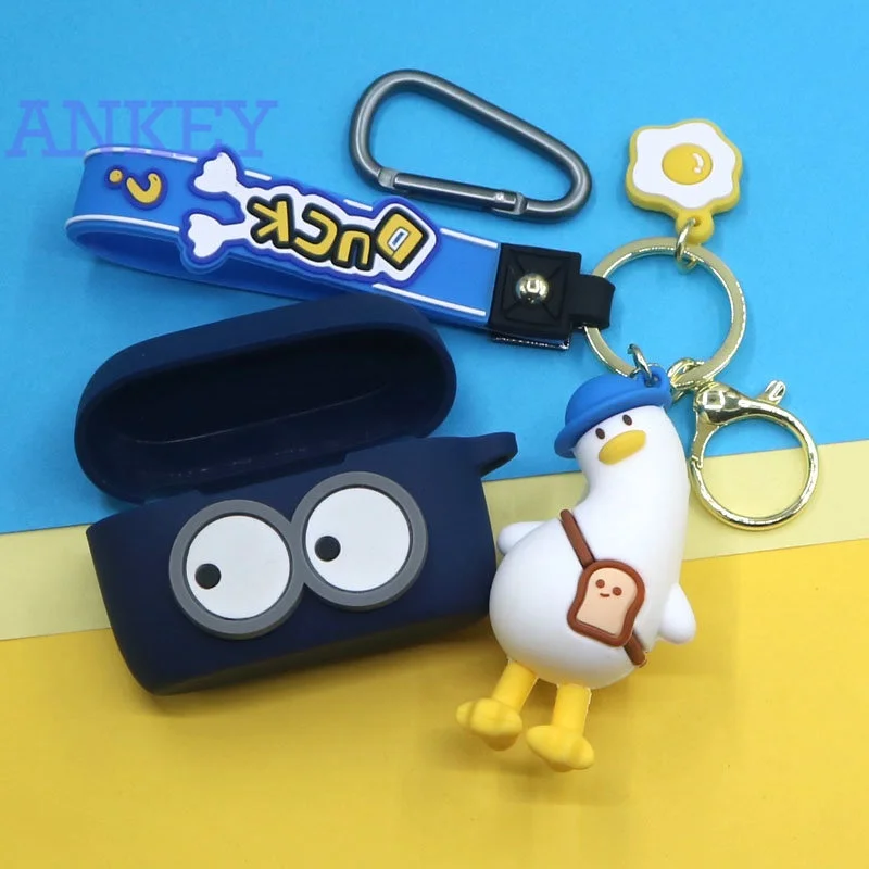 for Jabra Elite 5 4 3 2 Active 85T 75T Case Duck Protective Cute Cartoon Cover Earphone Shell Accessories TWS