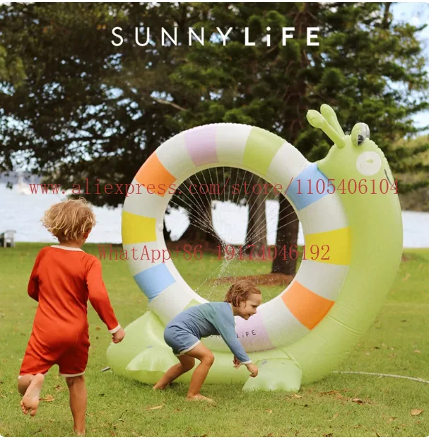 Water spray mat  park courtyard outdoor grass play water baby elephant children play