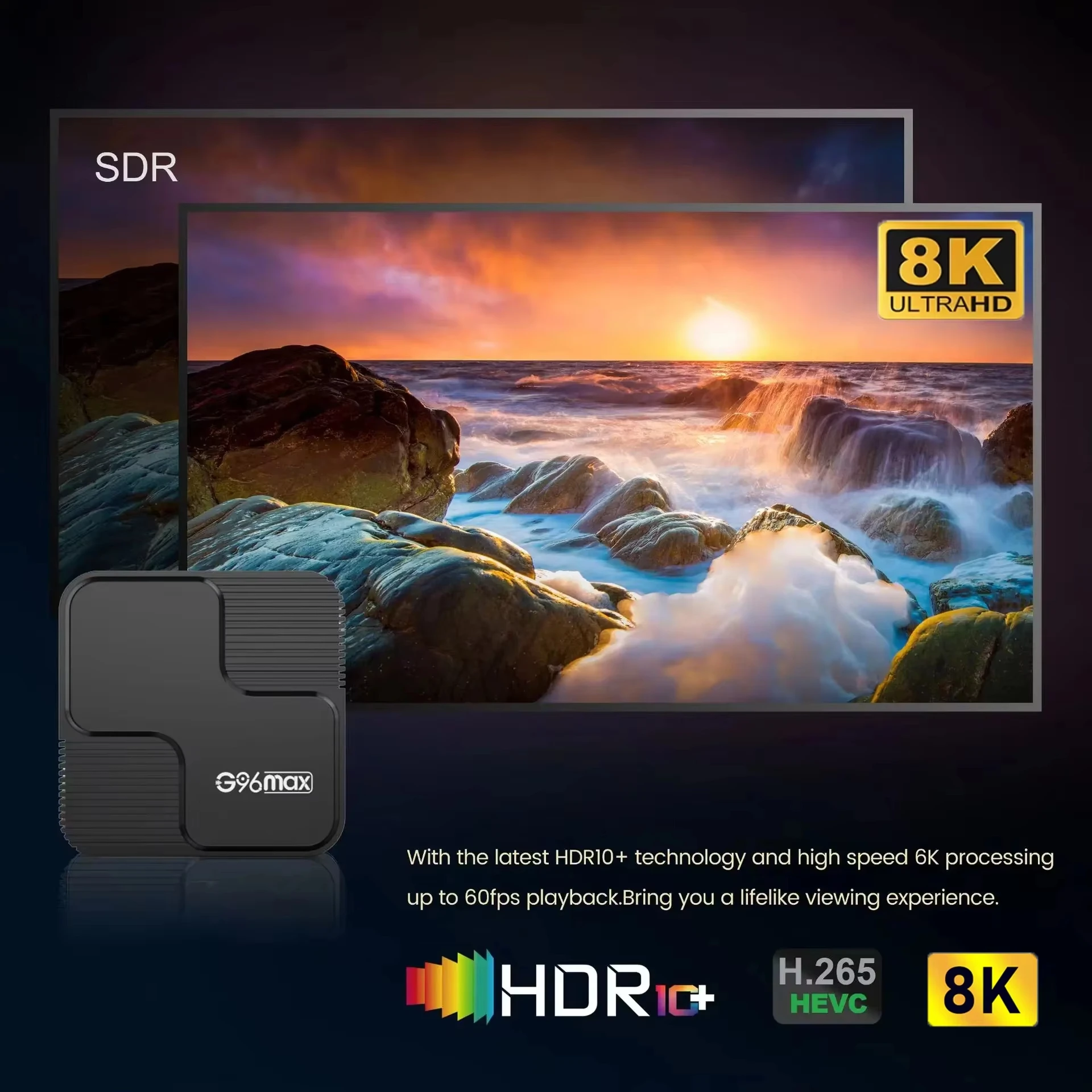 G96Max Smart TV Box Android14 H618 128G ROM Supports 6K 8K WiFi6 5G Dual Wifi BT5.2 Quad Core Cortex A53 Media Playe Set Top Box