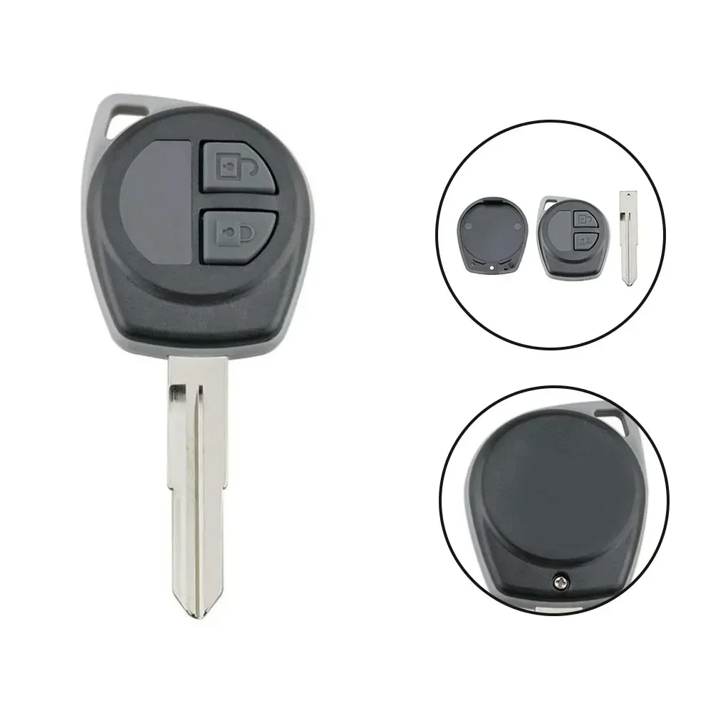 Carcasa para mando a distancia de coche, 2 botones, para SUZUKI Vitara Swift Ignis SX4 Liana, repuesto