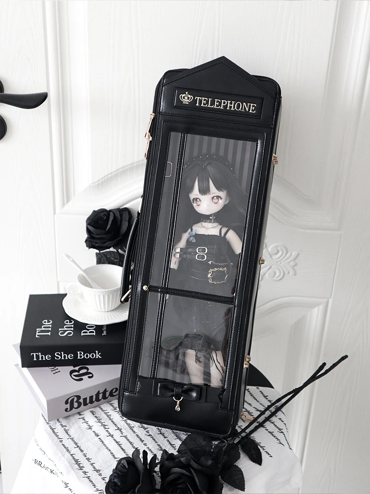 Original Kawaii Y2k 4 Points Bjd Baby Doll Bag Students Cute Doll Collection Bag Portable Crossbody Shoulder Bjd Shoulder Bags