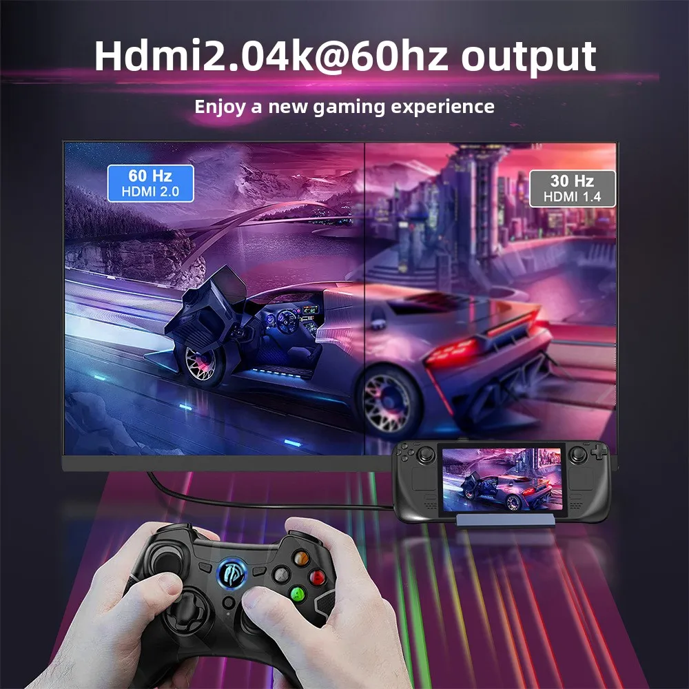 핫셀링 6-in-1 고화질 4K60Hz 도킹 스테이션 USB 3.0 인터페이스 크로스보더 스팀 덱 베이스