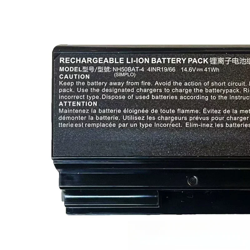 

New NH50BAT-4 Genuine Laptop Battery For Clevo NH58RCQ 6-87-NH50S-41C00 NH58RCQ NH50ED Notebook Computer Battery