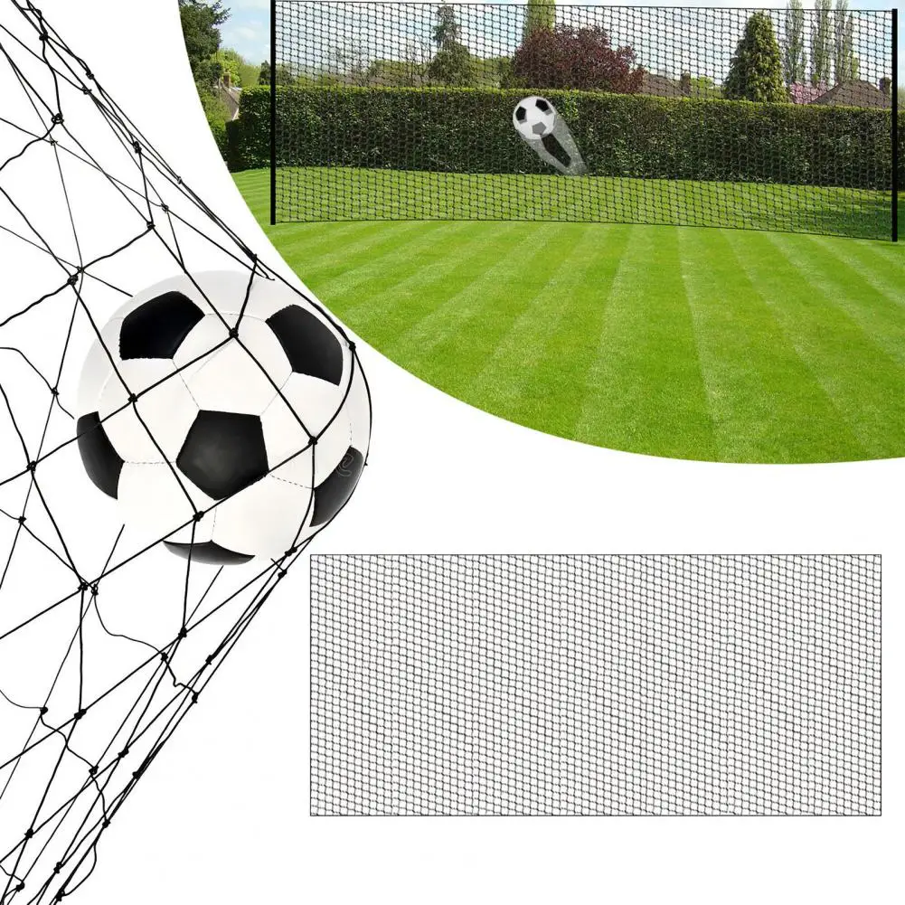 

21x9.8ft / 28.8x9.8ft Soccer Backstop Net Ball Sports Practice Netting Barrier Knotted PE Net For Basketball Volleyball Training