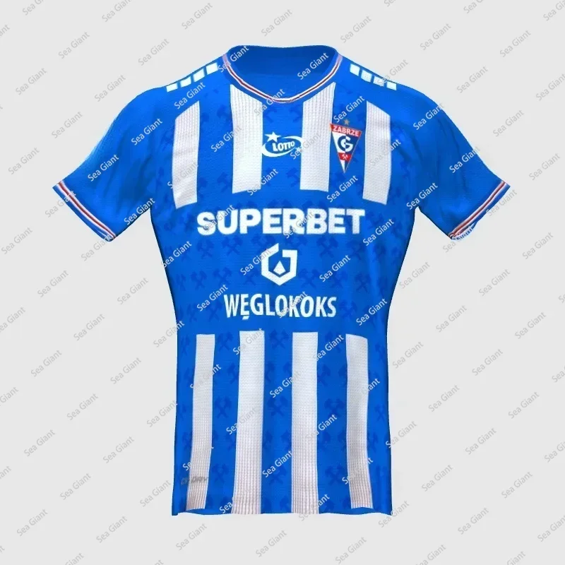 

2025 Poland Football Shirt Summer Edycja Specjalna Men Boy Football Shirt Górnik Zabrze Kit Odzież Sportowa Polska Football