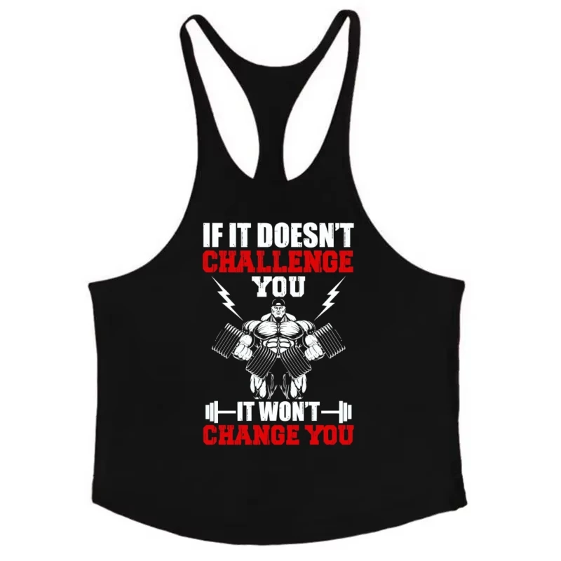 

Men's 2025 Gym Y-Back Stringer Vest, Thermal Cotton, Great for Fall Fitness, Bodybuilding & Muscle Development