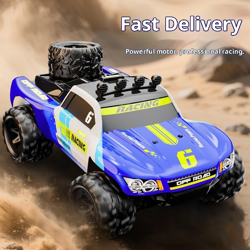 1:18 لعبة سيارة RC كاملة النطاق ذات دفع رباعي عالي السرعة للطرق الوعرة: شاحنة كبيرة زحف احترافية يتم التحكم فيها عن بعد #3