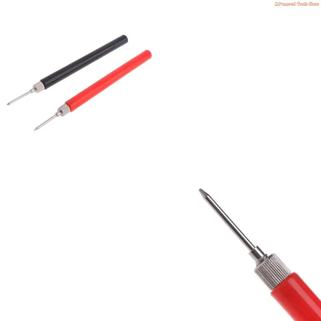 2 Pieces Spring Test Probe Tip Insulated Hook Wire Connector Pin Practical Tool for Vehicle Maintenance Durable W91B