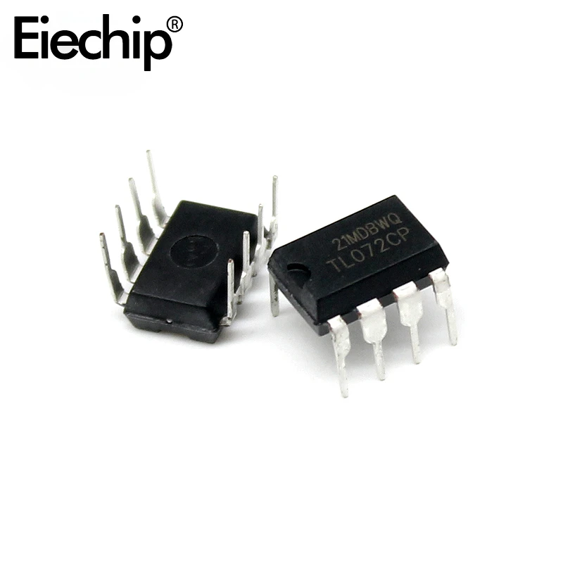 10PCS TL072 DIP8 Amplifier Set Low Noise FET Input Operational Amplifiers DIP-8 Integrated Circuit Electronic Component