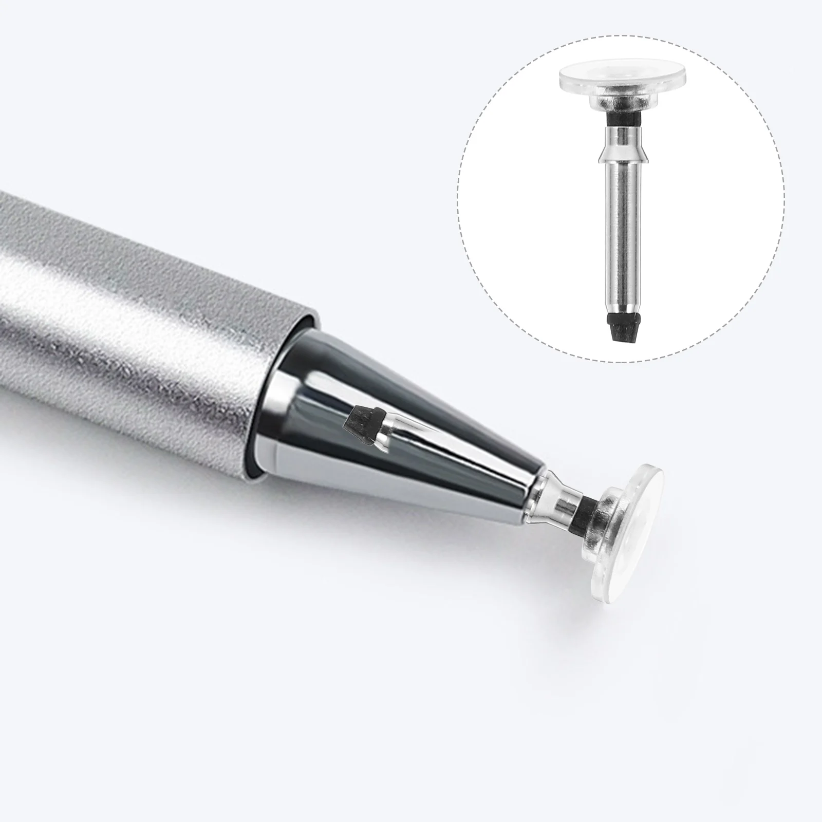 

10pcs Capacitive Pen Tips Stylus Rubber Disc Replacement for Phone Tablet Touchscreen Devices High Performance Durable Stable