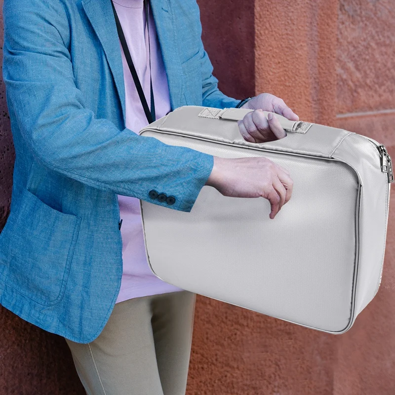 กระเป๋าเก็บเอกสารทนไฟ, กระเป๋าเก็บเอกสารกันน้ํา IPX4, อุปกรณ์เสริมความปลอดภัยปิดซิป, สําหรับบ้านธุรกิจ