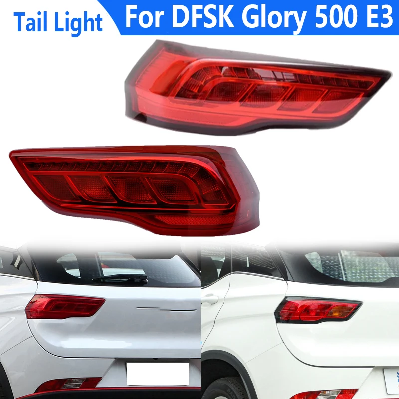 Car Rear Tail Light For DFSK Glory 500 E3 Driving DRL Brake Stop Turn Signal Lamp Car Accessories