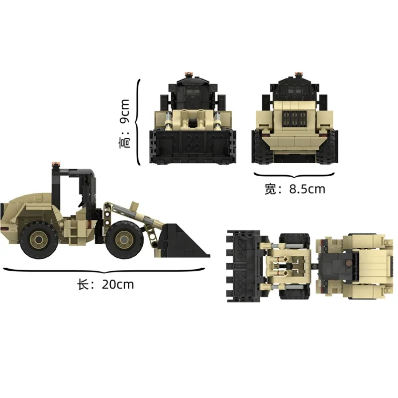 Moc Engineering Fahrzeug Modell 3021/3022 ww2 Militär waffen Bausteine Soldaten Figuren Ziegel Kinderspiel zeug