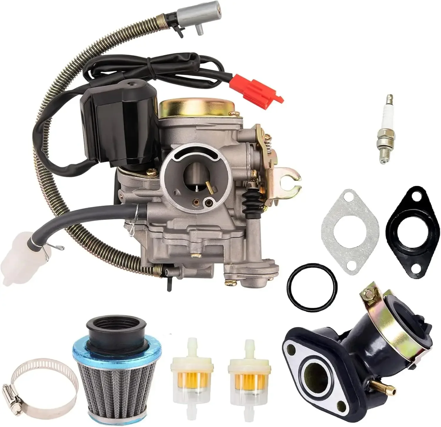 For GY6 50CC Carburetor for 49cc 4 Stroke Performance Engine 139QMA 139QMB PD18J Carb for Taotao Baja Roketa Sunl Kazuma Kymco S