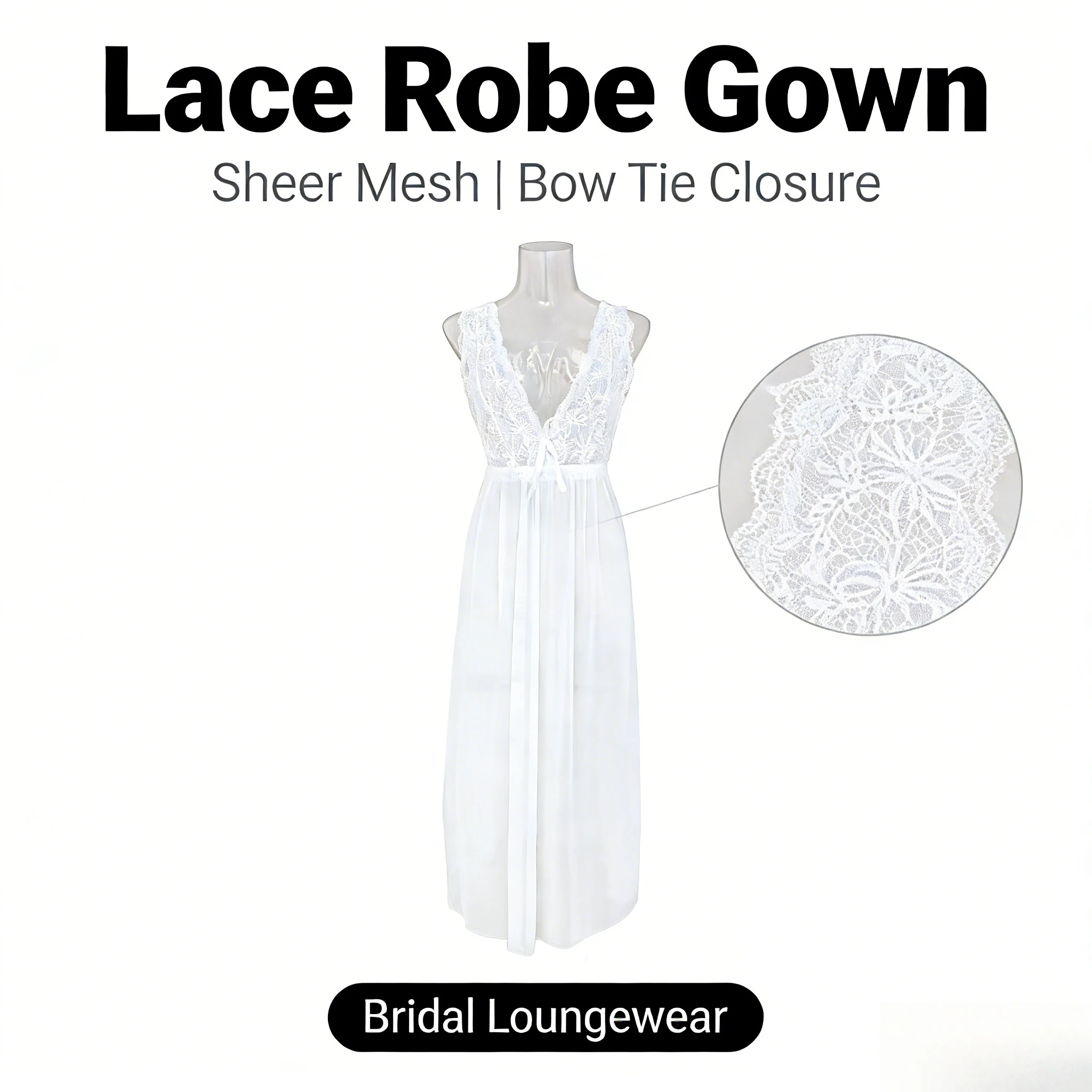 

Mesh Perspective Temptation Pajamas, Long Little Fairies, Hot Pajamas, Sweet Loungewear Set