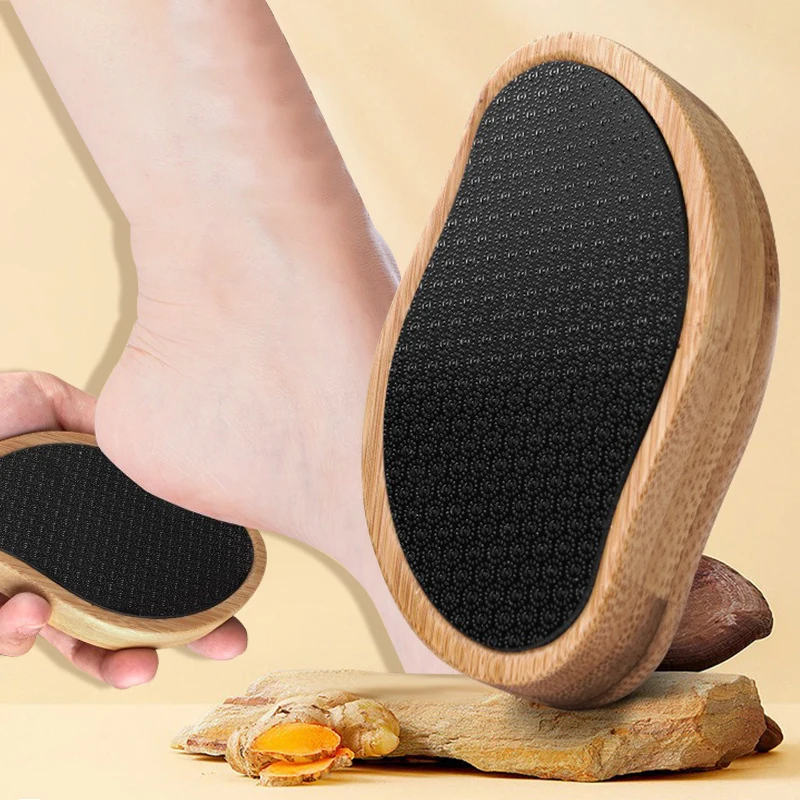 

New Wood Nano Glass Foot File Grinder Dead Skin Removing Calluses Foot Heel Foot Rubbing Artifact Pumice Stone Pedicure