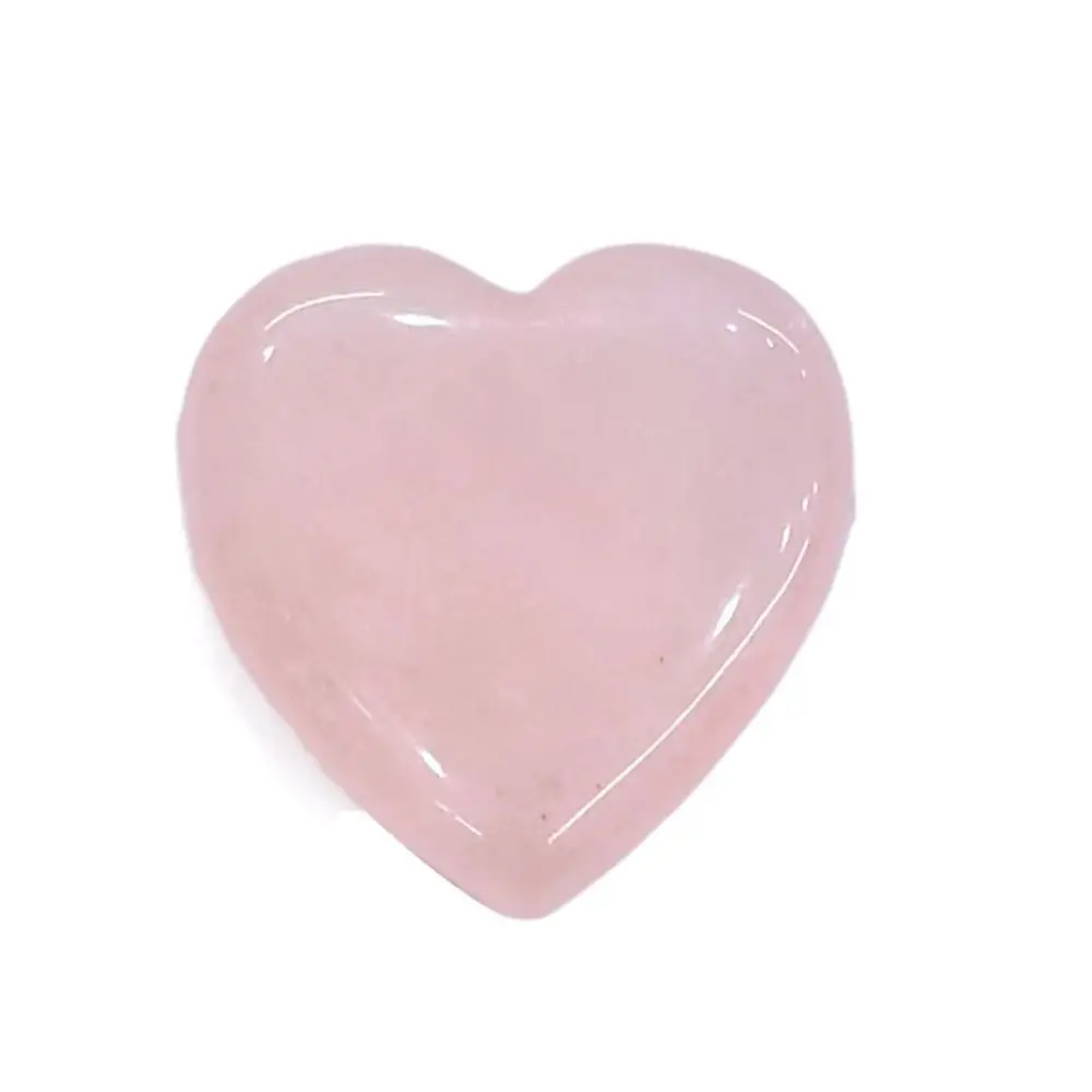 Gemstone Natural Crystal Stones Natural Crystal Heart-shaped Stone Non-porous 20mm Quartz Crystal Ornaments Mineral Specimen