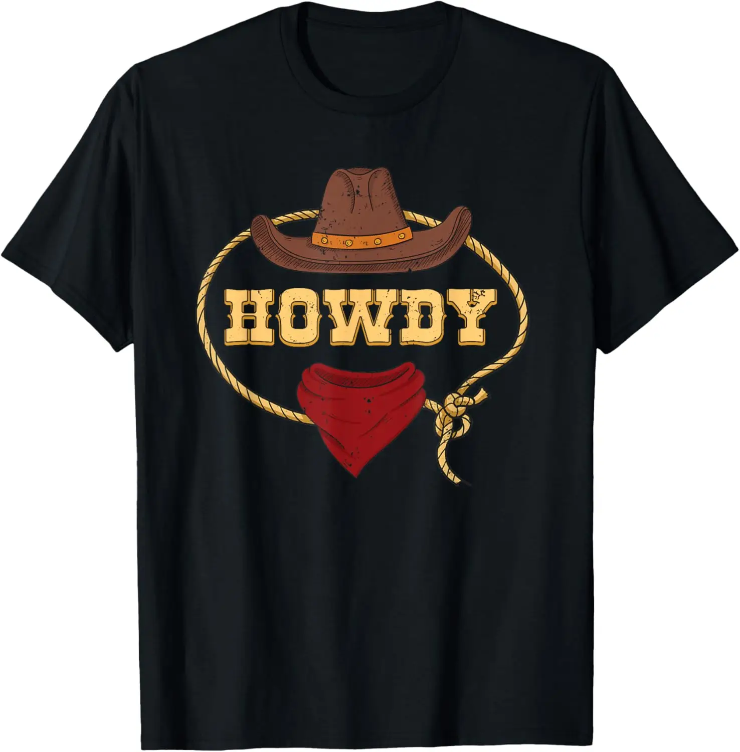 Howdy Shirt Western Rodeo Country Cowboy Texan T-Shirt