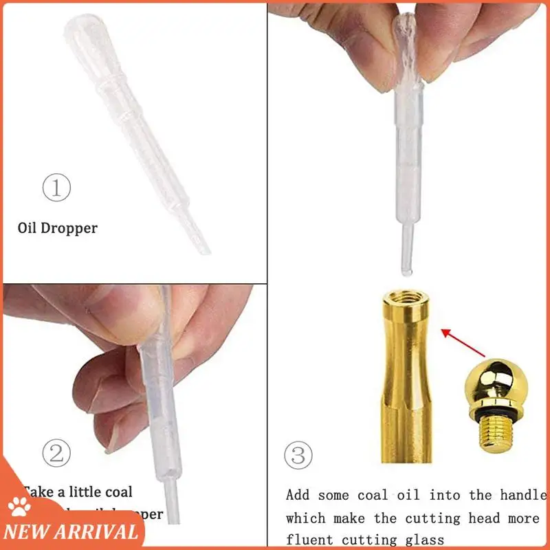 

Emption!Glass Cutter Tool 2-19Mm Automatic Oiling Professional Cutter For Thick Glass And Tile Pencil Shape And Design