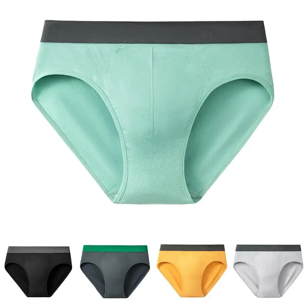 Men Loose Quick Dry Soft Briefs Man Breathable Sexy Underwear Male Seamless Panties Underpants Comfortable