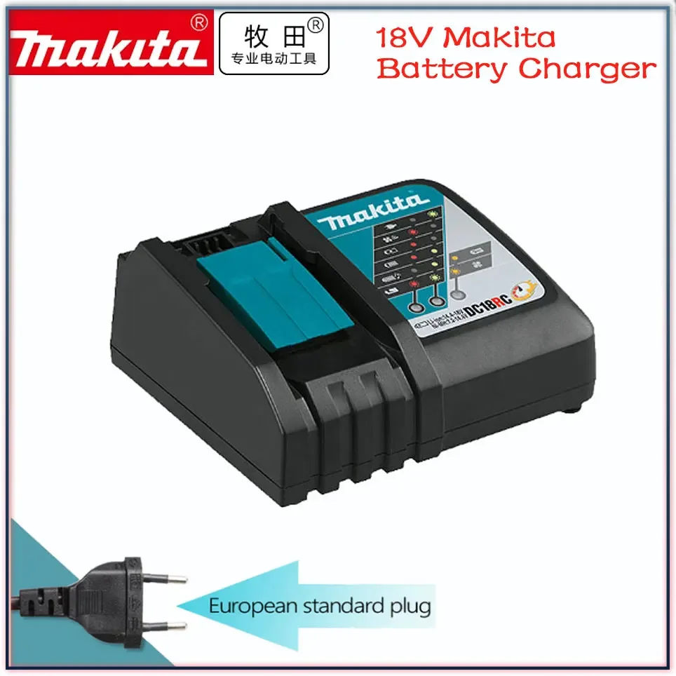 

Makita Original DC18RC Battery Charger Makita 3A 6A 14.4V 18V Bl1830 Bl1430 BL1860 BL1890 Tool Power Charger Usb 18VRC