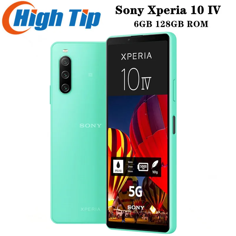 Original Sony Xperia 10 IV 5G XQ-CC54 XQ-CC72 6GB 128GB ROM 6.0