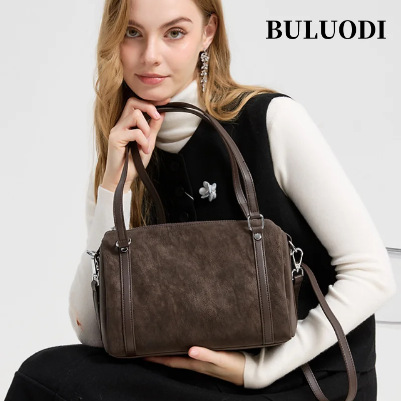 

Crossbody bag for women luxury bags designers Women's natural suede Woman Large Capactiy Shoulder Bag Fashion brand shoulder bag