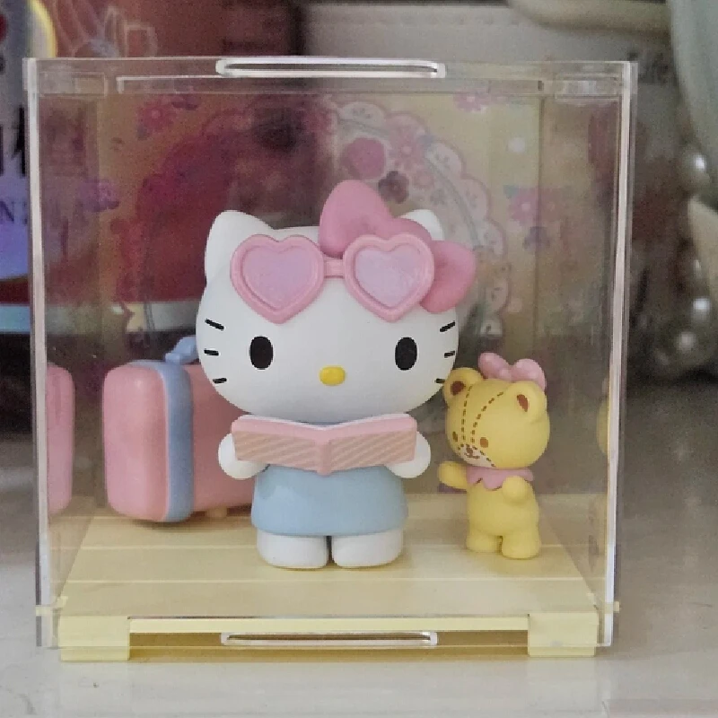 

Аниме-фигурка Hellokitty, модель периферии, милая Playmate, слепая коробка, кукла, эскиз, коллекция орнаментов, милая модель, подарок, детская игрушка